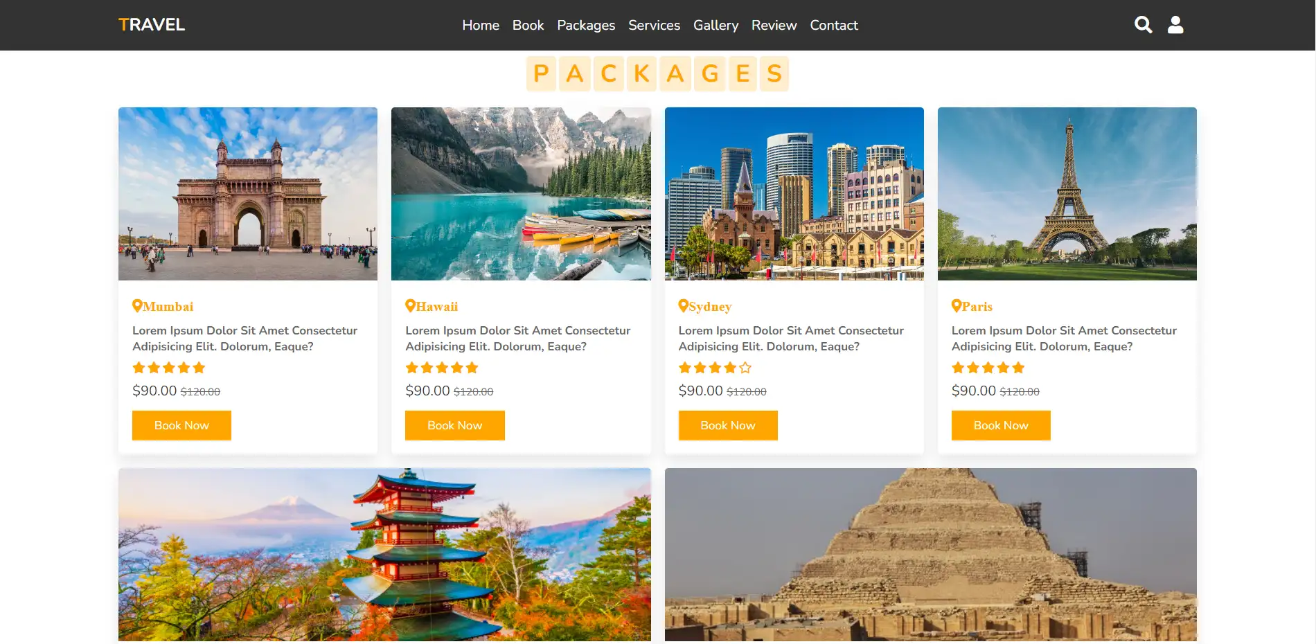 Travel Website Photo